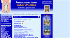 Desktop Screenshot of farnostsuchdol.eu